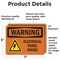 Signmission Electrical Panel Inside With Symbol OSHA Warning Sign, Vinyl Decal, 7in W x 5in L, 2PK OS-2PACK-WS-D-57-L-12095 - alternate 2